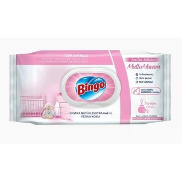 Bingo Clean Sevilen Kokular Mutlu Yuvam 96 Yaprak Yüzey Temizlik Havlusu