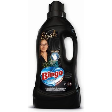 Bingo Keratin 2 lt Siyah Sıvı Bakım Çamaşır Deterjanı