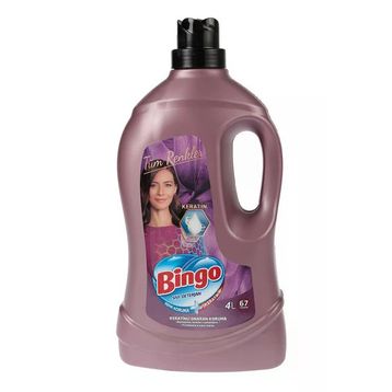 Bingo Keratin Tüm Renkler 4 lt Sıvı Deterjan