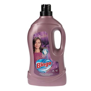 Bingo Keratin Tüm Renkler 4 lt Sıvı Deterjan