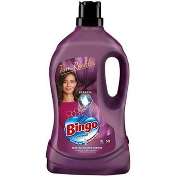 Bingo Keratinli Onaran Koruma 3 lt Sıvı Çamaşır Deterjanı