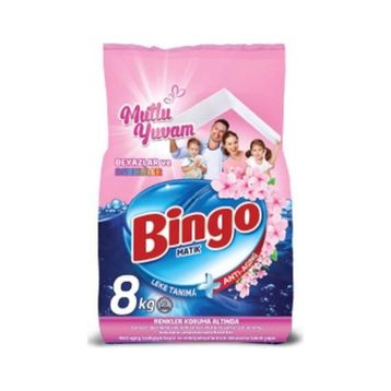 Bingo Matik 8 kg Mutlu Yuvam Renkliler ve Beyazlar Toz Çamaşır Deterjanı