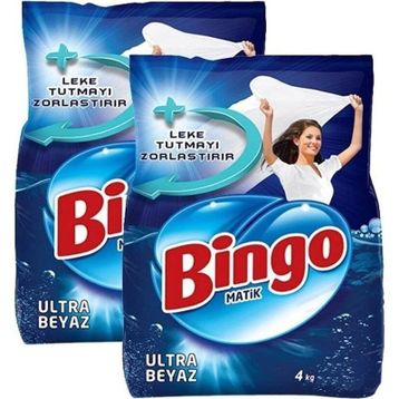 Bingo Matik Ultra Beyaz 4 kg Toz Çamaşır Deterjanı