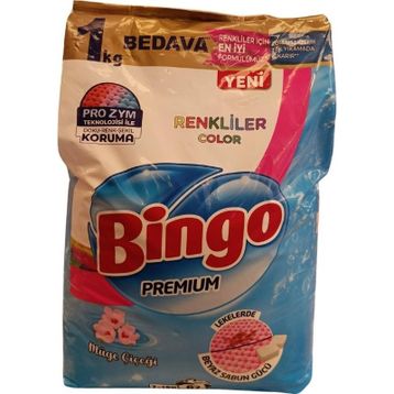 Bingo Premium Renkliler 7+1 kg Toz Deterjan