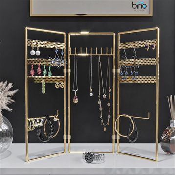 Bino Gold Altın 3'lü Takı Standı