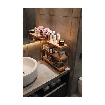 Bino Masa Üstü Düzenleyici Organizer Banyo Rafı