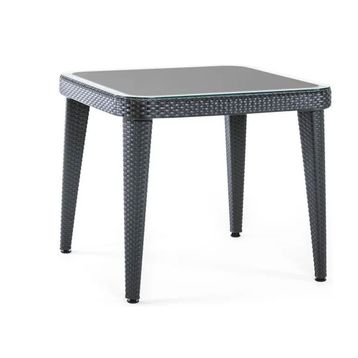 Bintaş Mobilya Antrasit 90x90 cm Bahçe Masası