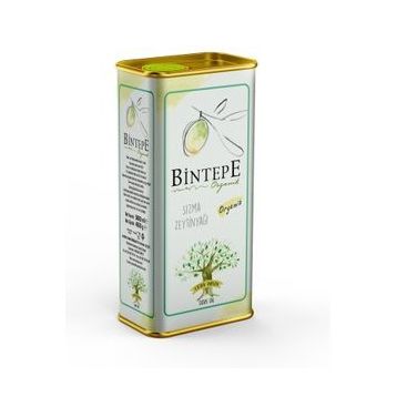 Bintepe Organik 5 lt Teneke Yeni Hasat Soğuk Sıkım Sızma Zeytinyağı