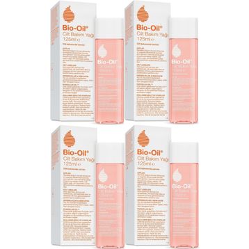 Bio-Oil 4x125 ml Çatlak Oluşumunu Önleyici Cilt Bakım Yağı