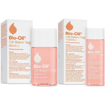 Bio-Oil Çatlak Oluşumunu Önleyici Cilt Bakım Yağı 125 ml+60 ml Karma 2'li Set