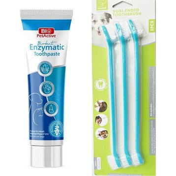 Bio Pet Active 100 ml Kedi Diş Macunu+3'lü Diş Fırçası