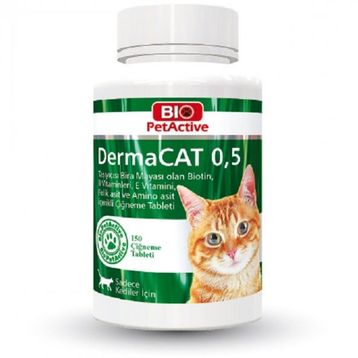 Bio PetActive 150 Tablet DermaCat Sarımsaklı Maya Çiğneme Tableti
