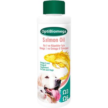 Bio PetActive 250 ml Optibiomega Kedi ve Köpekler İçin Omega 3 ve 6 Besin Somon Yağı Takviyesi