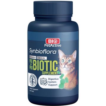 Bio PetActive 60 Adet Synbioflora Kedi Prebiyotik Tablet