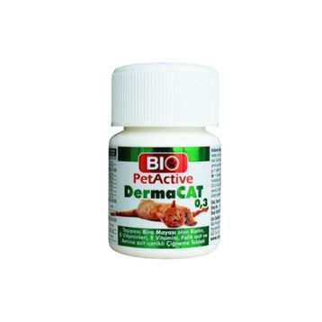 Bio PetActive 75 Tablet Dermacat Kedi Tüy Bakımı Tableti