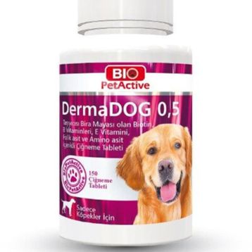 Bio PetActive Dermadog Sarımsak Ve Yucca Shidigera 75 gr 150 Adet Köpek Vitamini