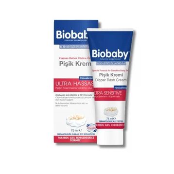 Biobaby 75 ml Ultra Hassas Pişik Giderici Krem