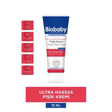 Biobaby 75 ml Ultra Hassas Pişik Giderici Krem