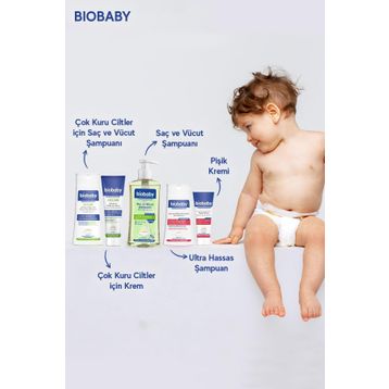 Biobaby Ultra Hassas 500 ml Bebek Saç ve Vücut Şampuanı
