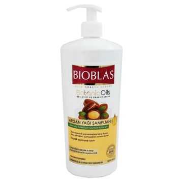Bioblas Botanic Oils 1000 ml Tüm Saç Tipleri İçin Argan Yağı Şampuanı