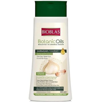 Bioblas Botanic Oils 300 ml Tüm Saçlar İçin Canlandırıcı Sarımsaklı Şampuan
