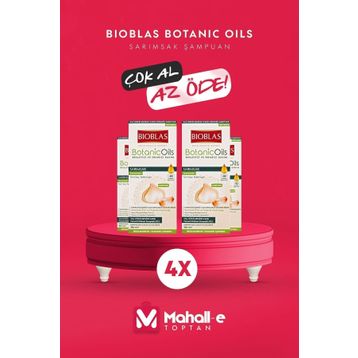 Bioblas Botanic Oils 4x360 ml Sarımsak Şampuanı