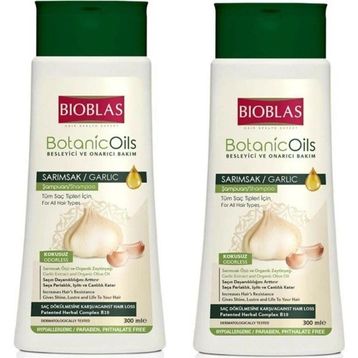 Bioblas Botanic Oils Besleyici ve Onarıcı Bakım Sarımsak 2x300 ml Şampuan