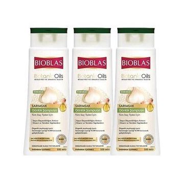Bioblas Botanicoils Sarımsak 3x500 ml Günlük Şampuan