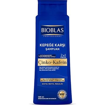 Bioblas Çinko&Kafein Kepeğe Karşı 500 ml Şampuan