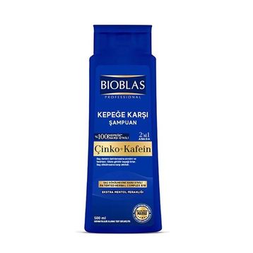 Bioblas Çinko&Kafein Kepeğe Karşı 500 ml Şampuan