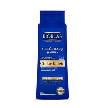 Bioblas Çinko&Kafein Kepeğe Karşı 500 ml Şampuan