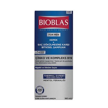 Bioblas Men Kepeğe ve Saç Dökülmesine Karşı Etkili 360 ml Şampuan