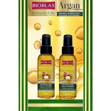 Bioblas Organic Oils Argan 2x100 ml Saç Bakım Yağı