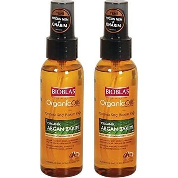 Bioblas Organic Oils Argan 2x100 ml Saç Bakım Yağı