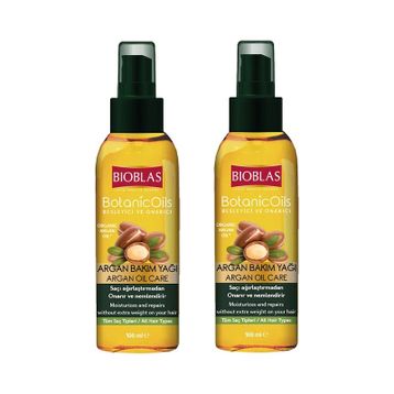 Bioblas Organic Oils Argan 2x100 ml Saç Bakım Yağı