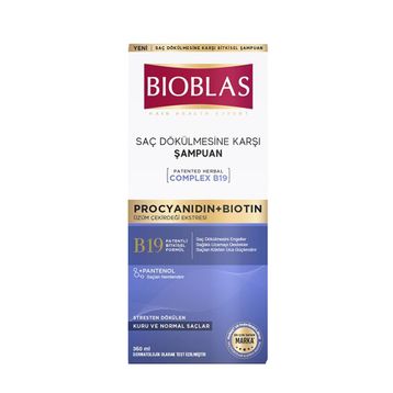 Bioblas Procyanidin+Biotin Saç Dökülmesi Karşıtı 360 ml Anti Stress Şampuan
