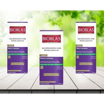 Bioblas Saç Dökülmesine ve Yağlanmaya Karşı 3x360 ml Şampuan