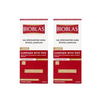 Bioblas Sarmaşık Bitki Özlü Saç Dökülmesine Karşı 2x360 ml Şampuan