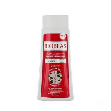 Bioblas Sarmaşık Özlü 2'si 1 Arada Kremli 400 ml Şampuan