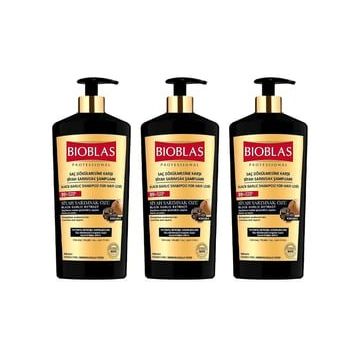 Bioblas Siyah Sarımsaklı 3x1000 ml Şampuan