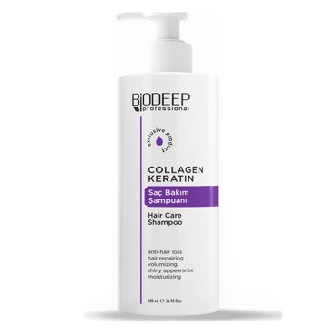 Biodeep Collagen 500 ml Keratin Saç Bakım Şampuanı