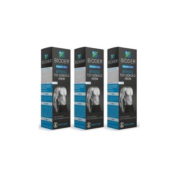 Bioder 3x100 ml Erkeklere Özel Tüy Dökücü Krem