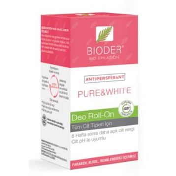 Bioder Antiperspırant Pure&White 50 ml Roll-on