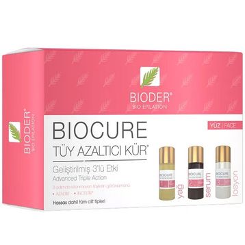 Bioder Biocure Yüz İçin 3'lü Etki 3x5 ml Tüy Azaltıcı Kür