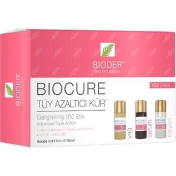 Bioder Biocure Yüz İçin 3'lü Etki 3x5 ml Tüy Azaltıcı Kür