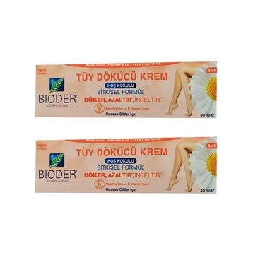Bioder Bitkisel Formül 40 ml 2 Adet Tüy Dökücü Krem