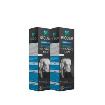Bioder Erkekler İçin 2x100 ml Tüy Dökücü Krem