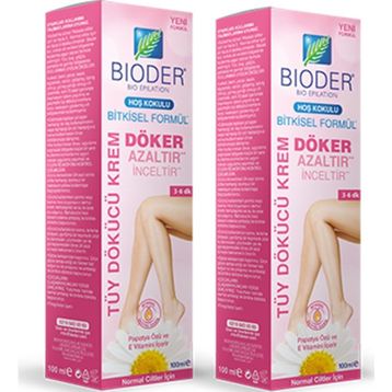 Bioder Kadın 2'li 100 ml Tüy Dökücü Krem