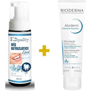 Bioderma 45 ml Atoderm Intensive Balm+E2'Quality E2'quality Diş Beyazlatıcı Köpük