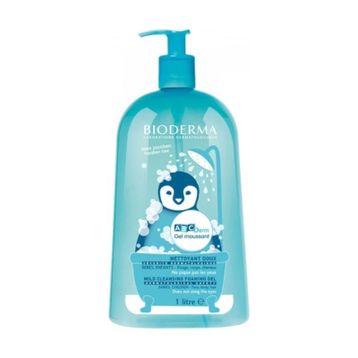 Bioderma ABCDerm Foaming Cleanser 1000 ml Saç ve Vücut Temizleme Jeli